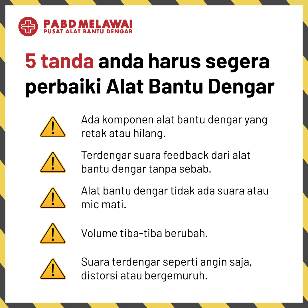 5 Tanda Untuk Segera Perbaiki Alat Bantu Dengar