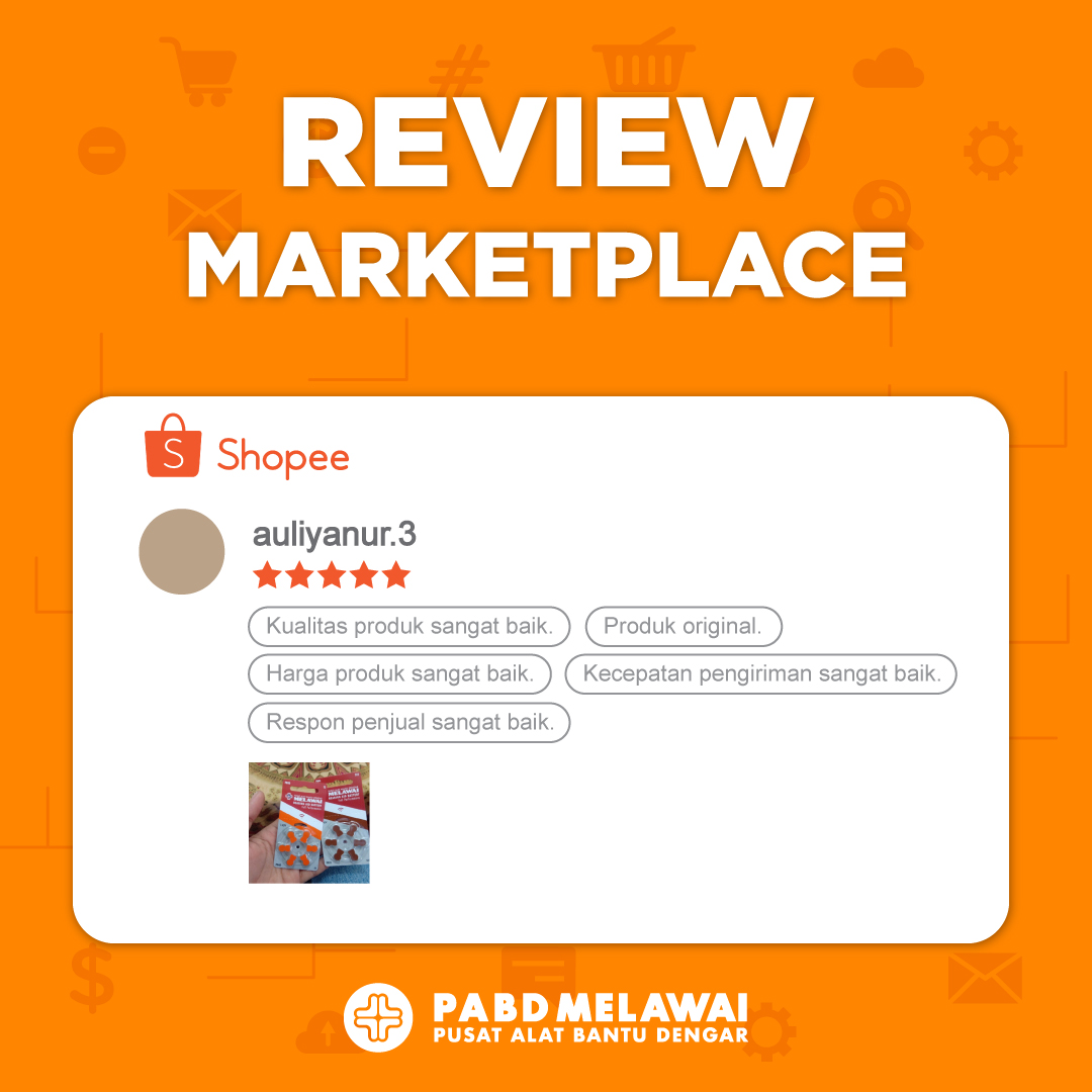 Review Shopee Pusat Alat Bantu Dengar Melawai